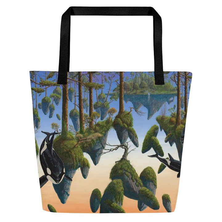 Surreal Symmetry Large Tote Bag product image (1)