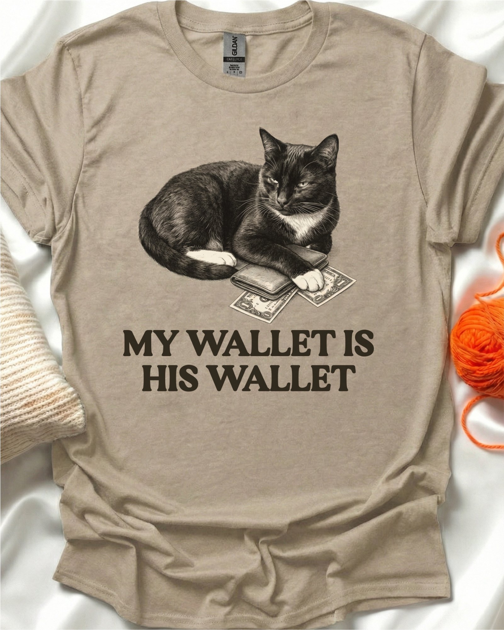 Wallet Cat T-Shirt product image (1)