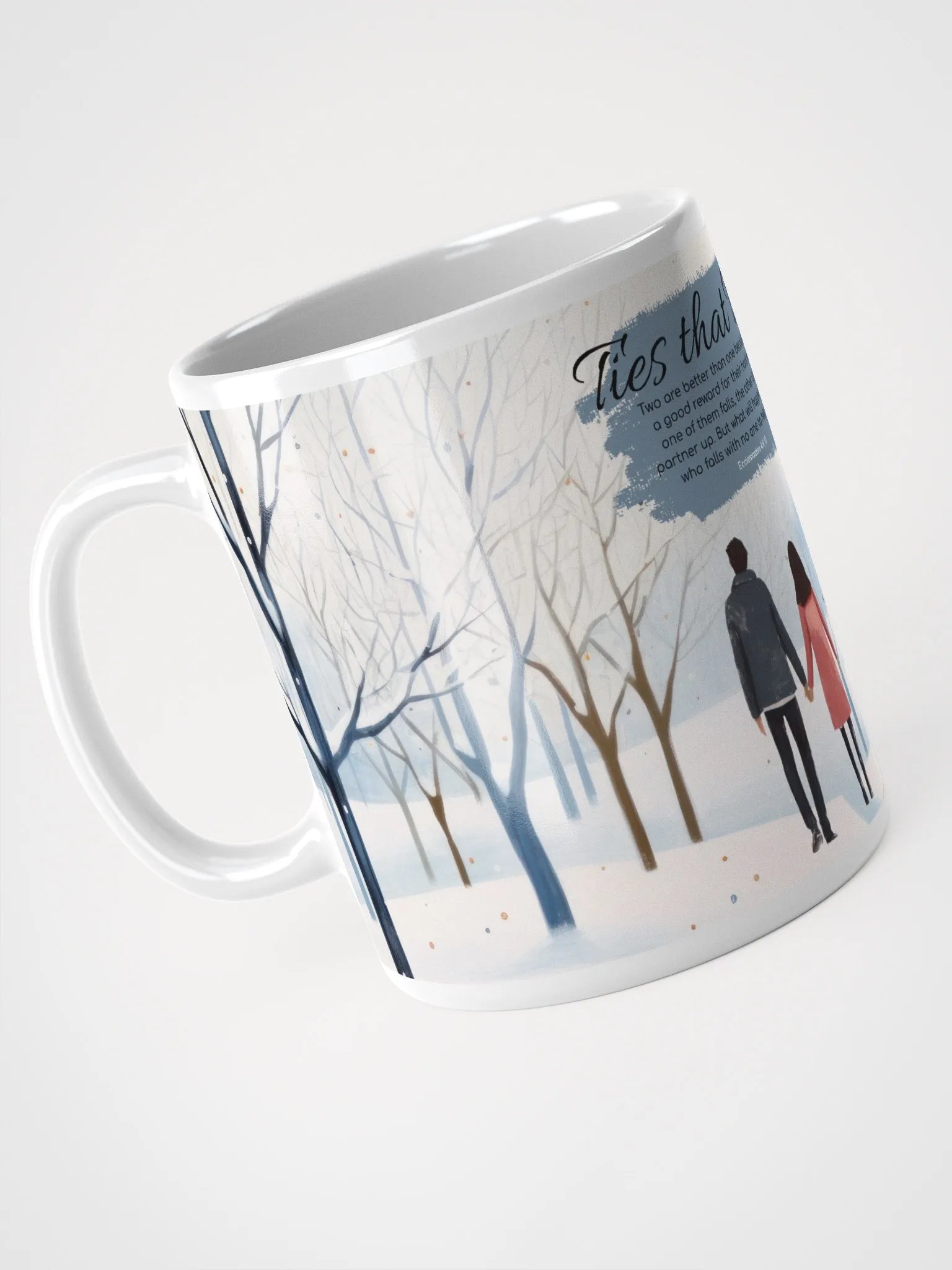 Ties That Bond Ceramic Mug – Inspirational Scripture Coffee Cup product image (2)