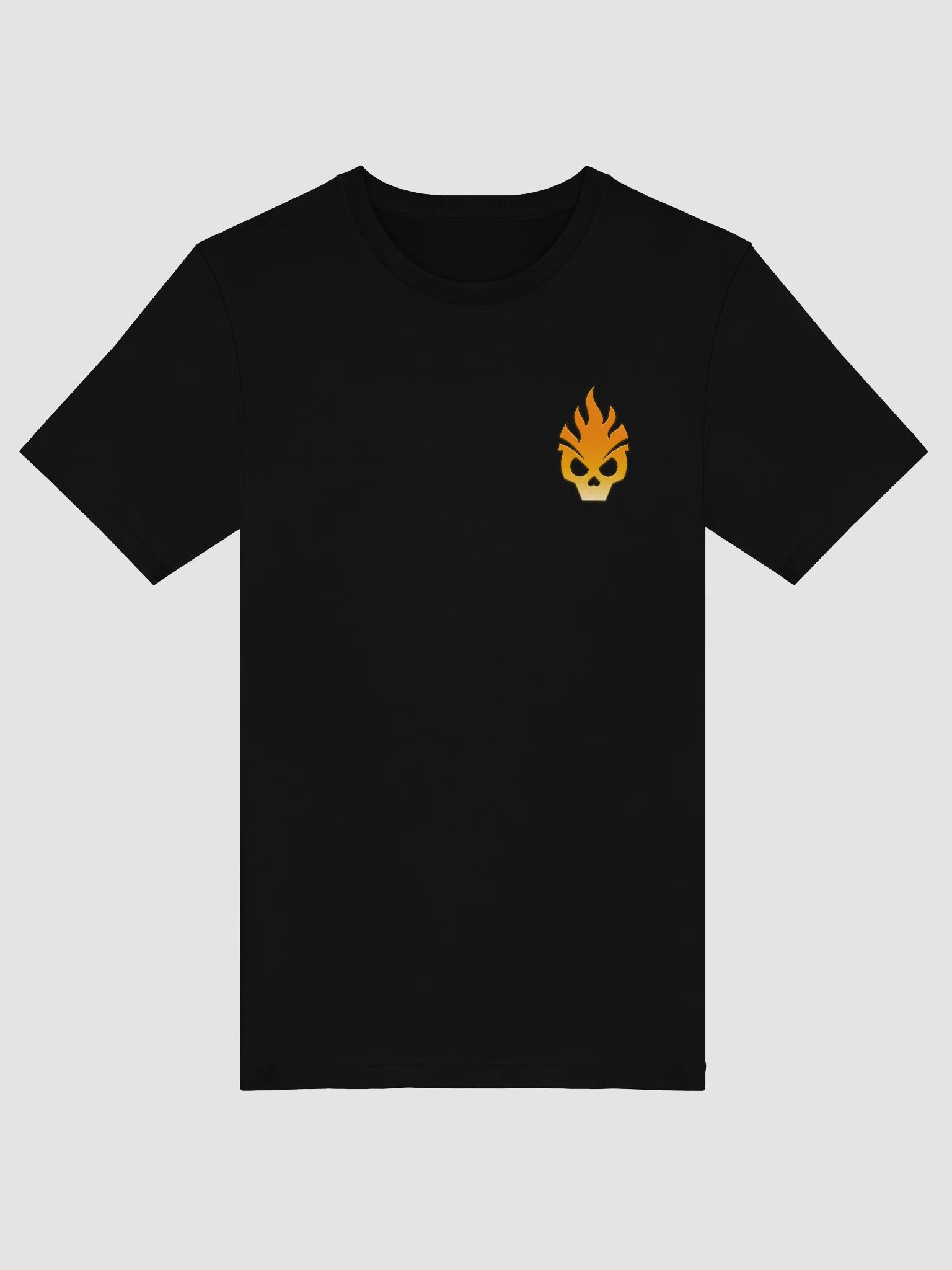 Flaming Skull Unisex T-Shirt product image (1)