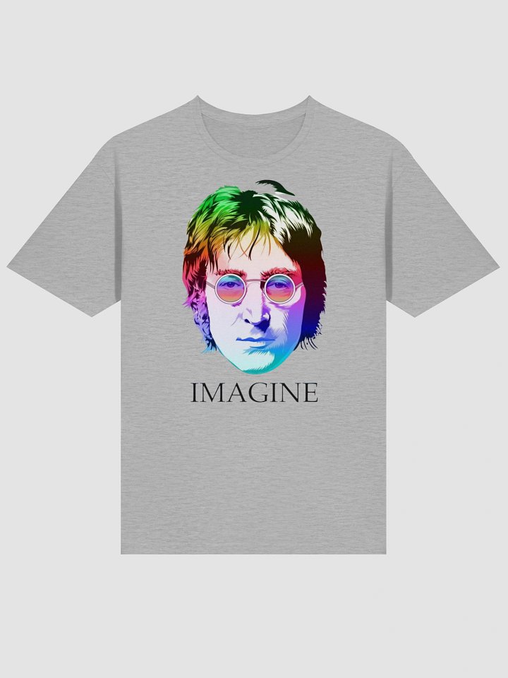 John Lennon Imagine T-Shirt | Colorful Portrait Art Graphic Tee | Iconic Music Legend Shirt product image (2)