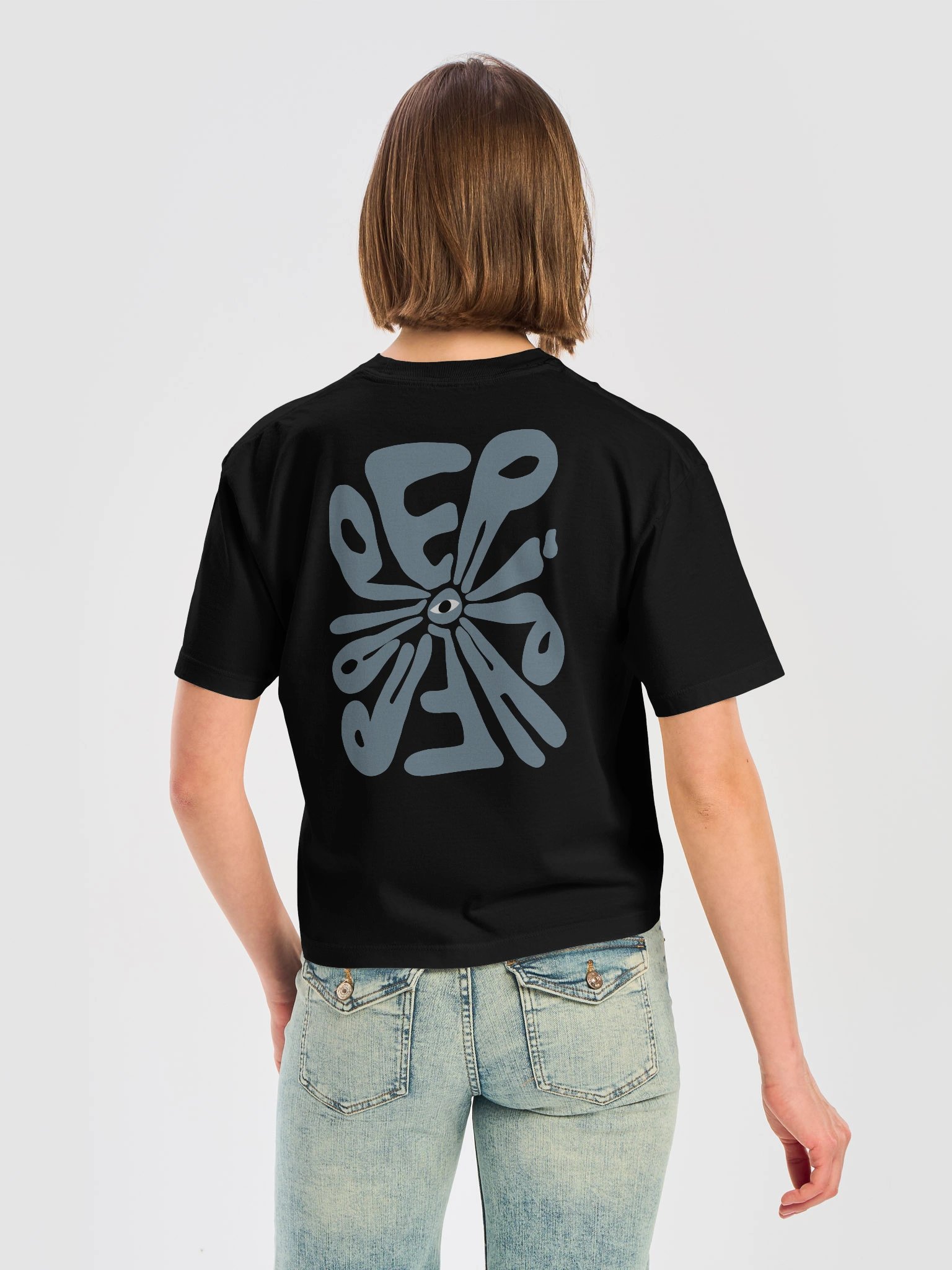 Cropped Tee - Sky product image (3)
