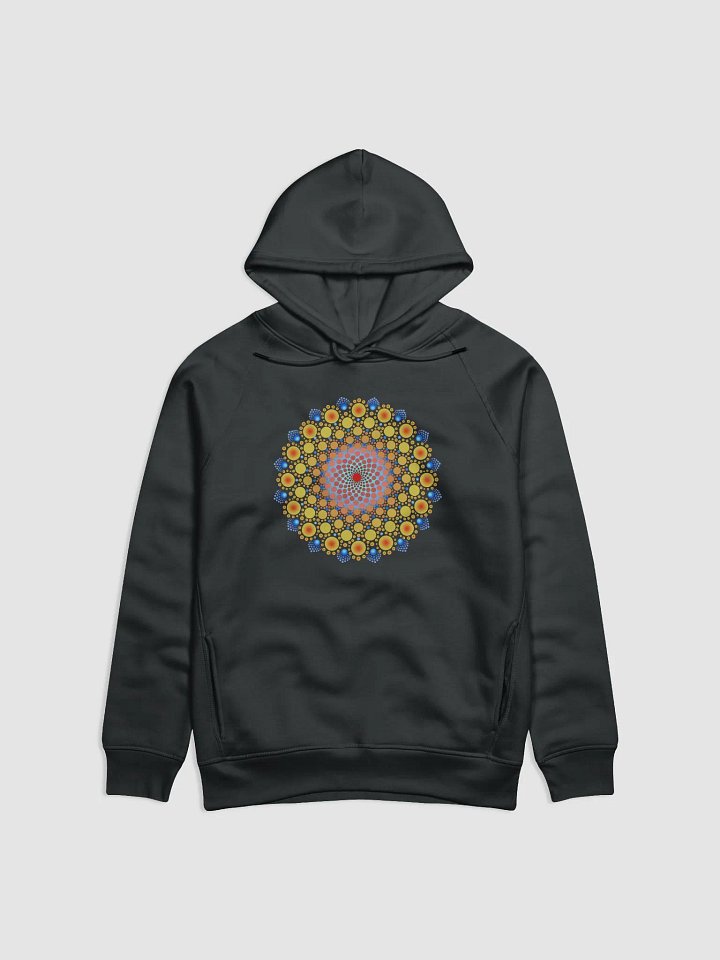 Orange Sunflower Mandala Eco-Hoodie product image (1)