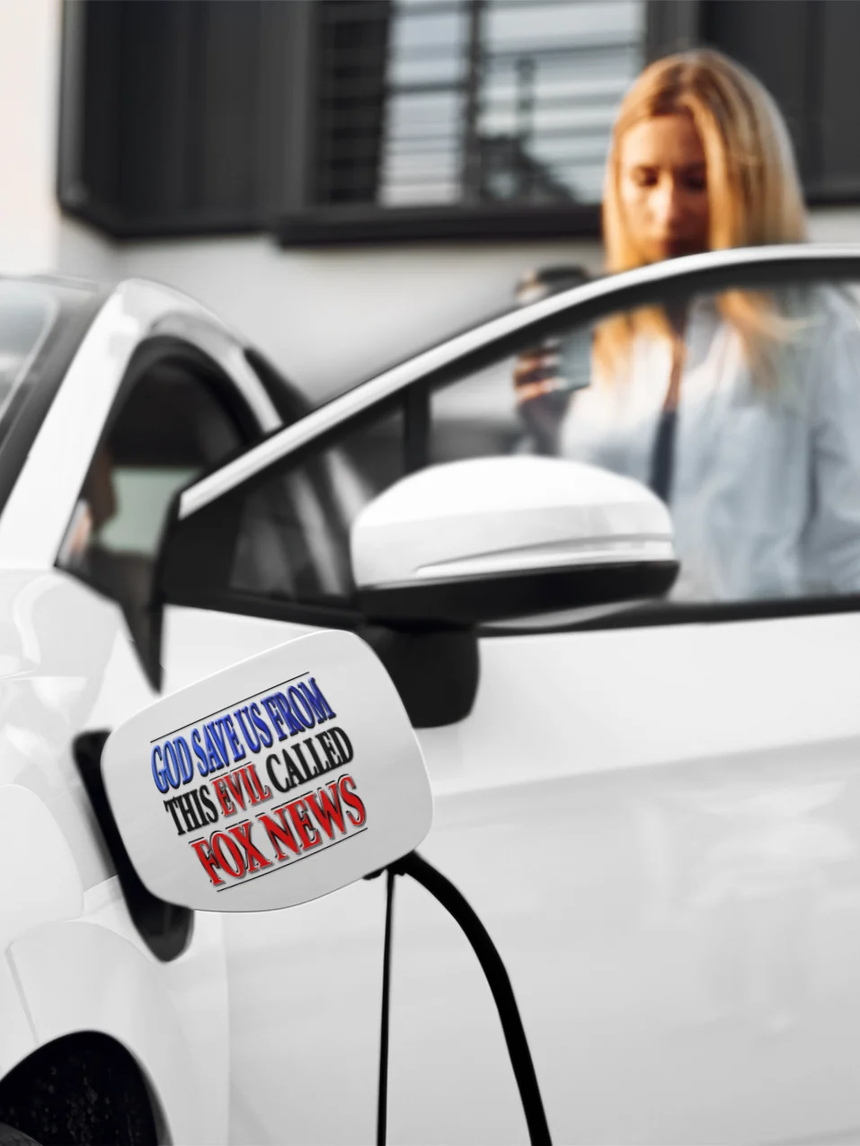 God Save Us From Fox News Digital Download - Printable Anti-Fox News PNG File product image (4)