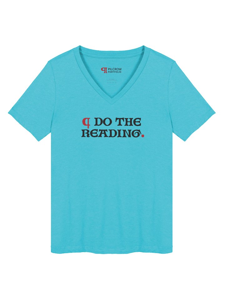 Do the Reading (Uncial 2) - Relaxed V-Neck Women's T-Shirt product image (12)