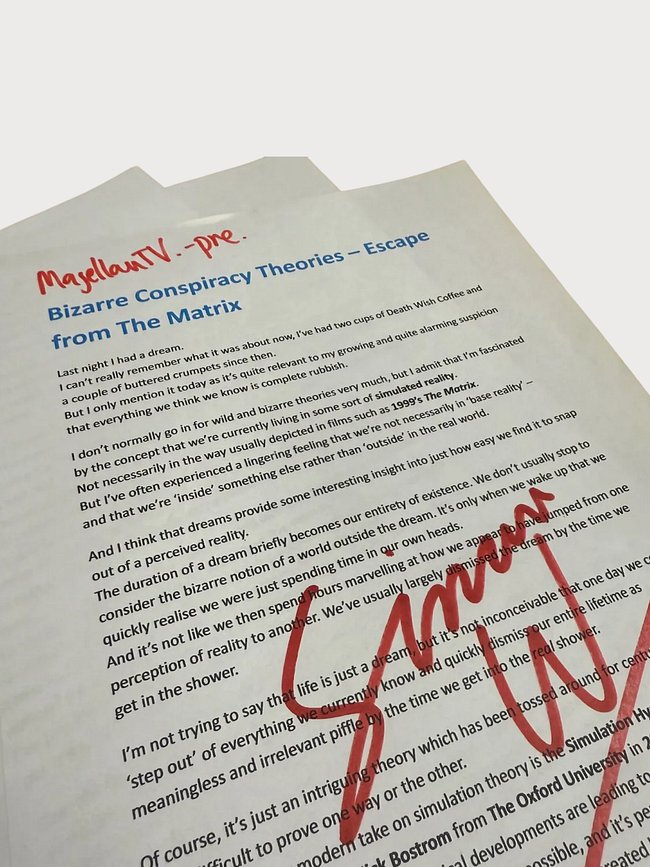 Signed by Simon