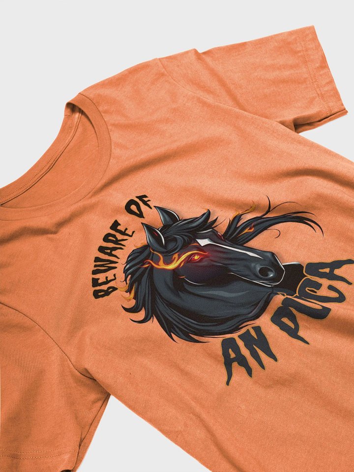 Beware of An Púca - Irish Samhain (Halloween) Supersoft T-shirt with Vintage-Feel Print product image (1)