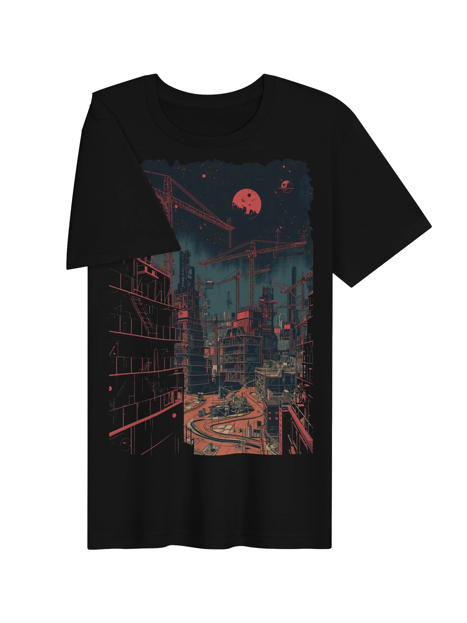 Red Moon Constructionscape Lightweight T-Shirt product image (6)