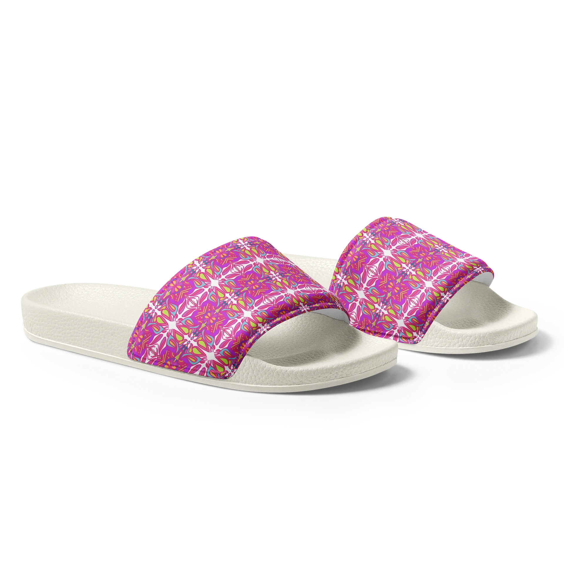 Mellow Magenta Women's Slides (White Background) product image (5)