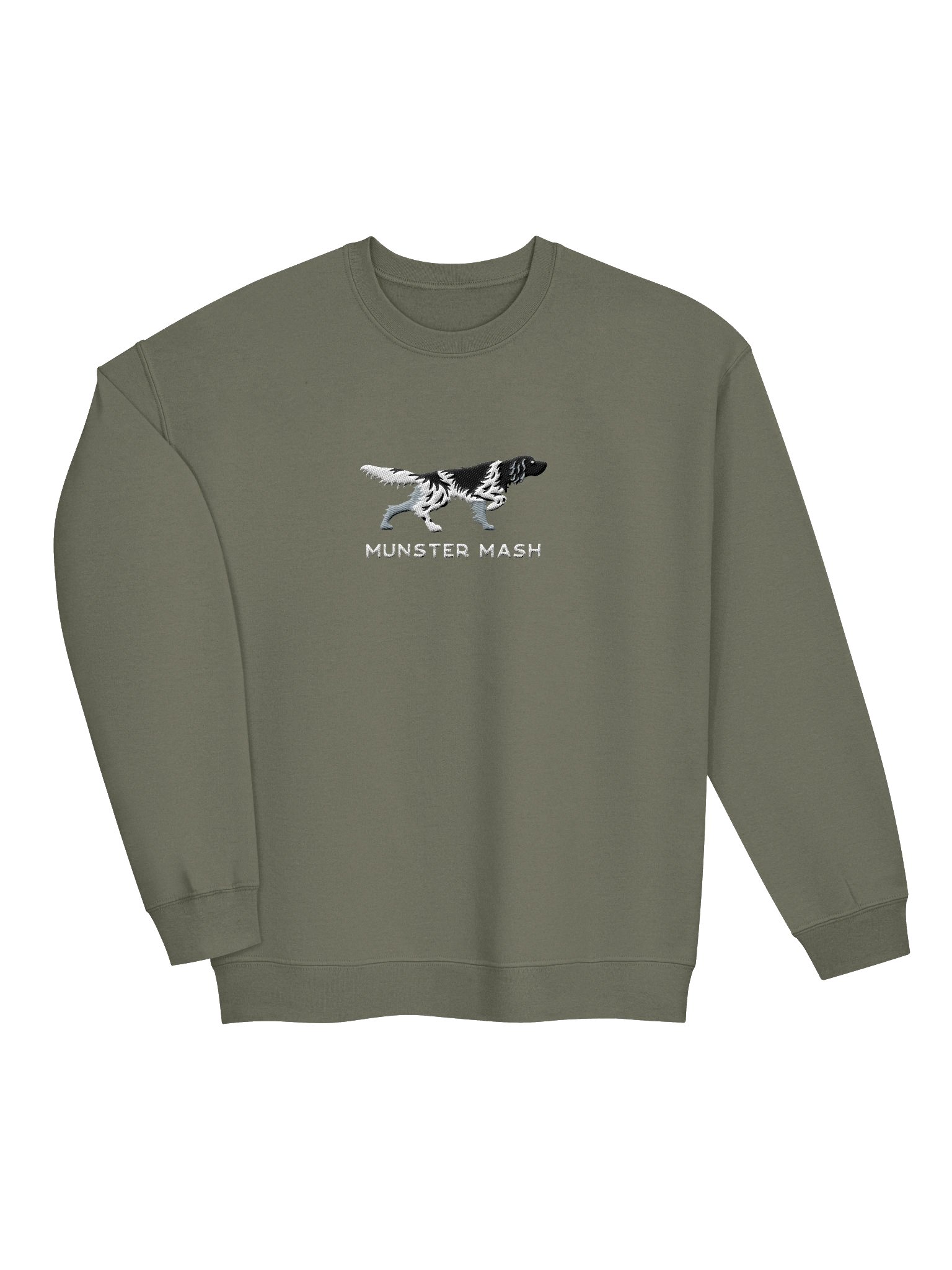 Munster Mash Sweatshirt (Embroidered) of a Large Münsterländer(Black & White) product image (6)