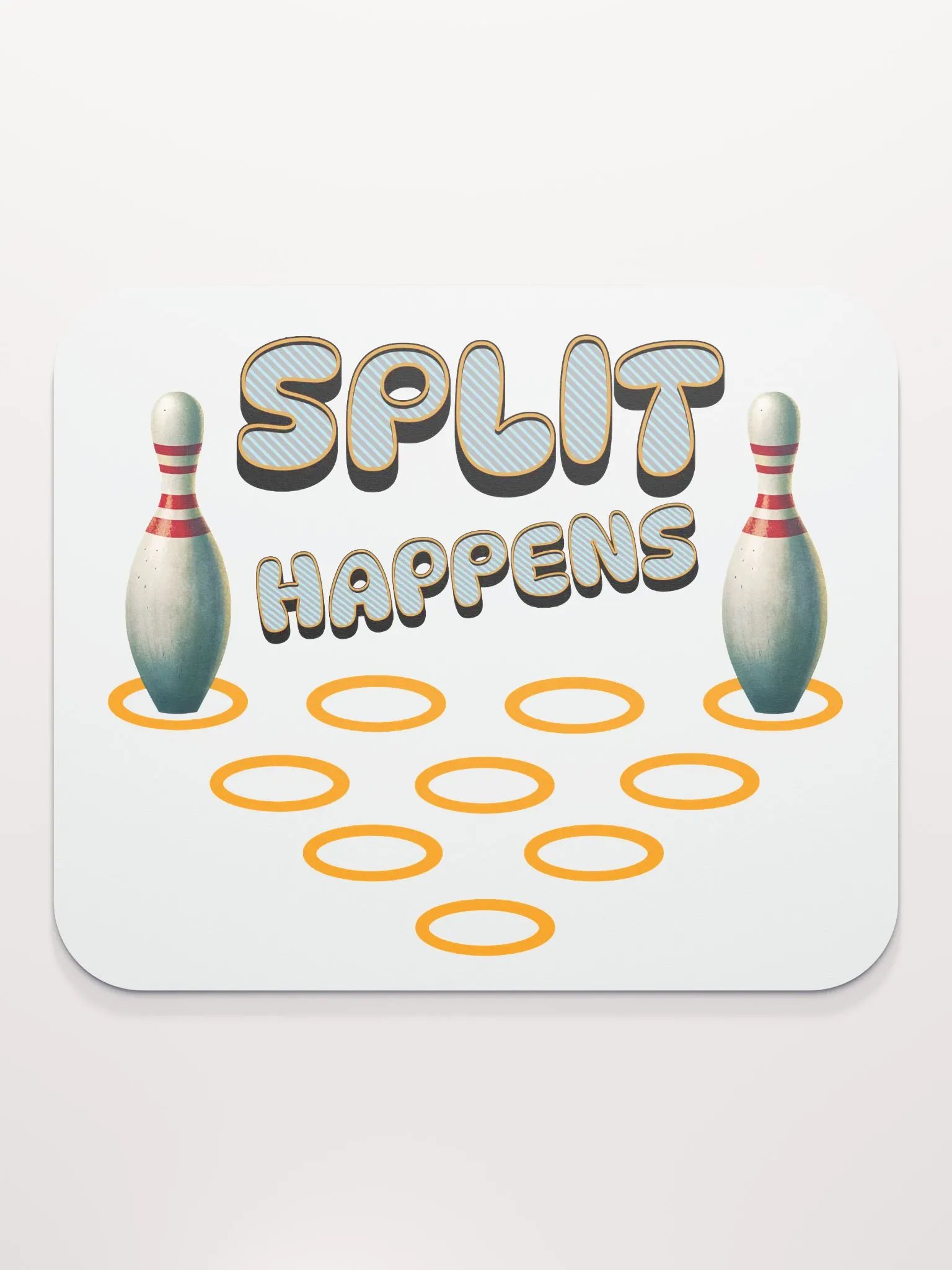 Split Happens 10pin Bowling Classic Mouse Pad product image (1)
