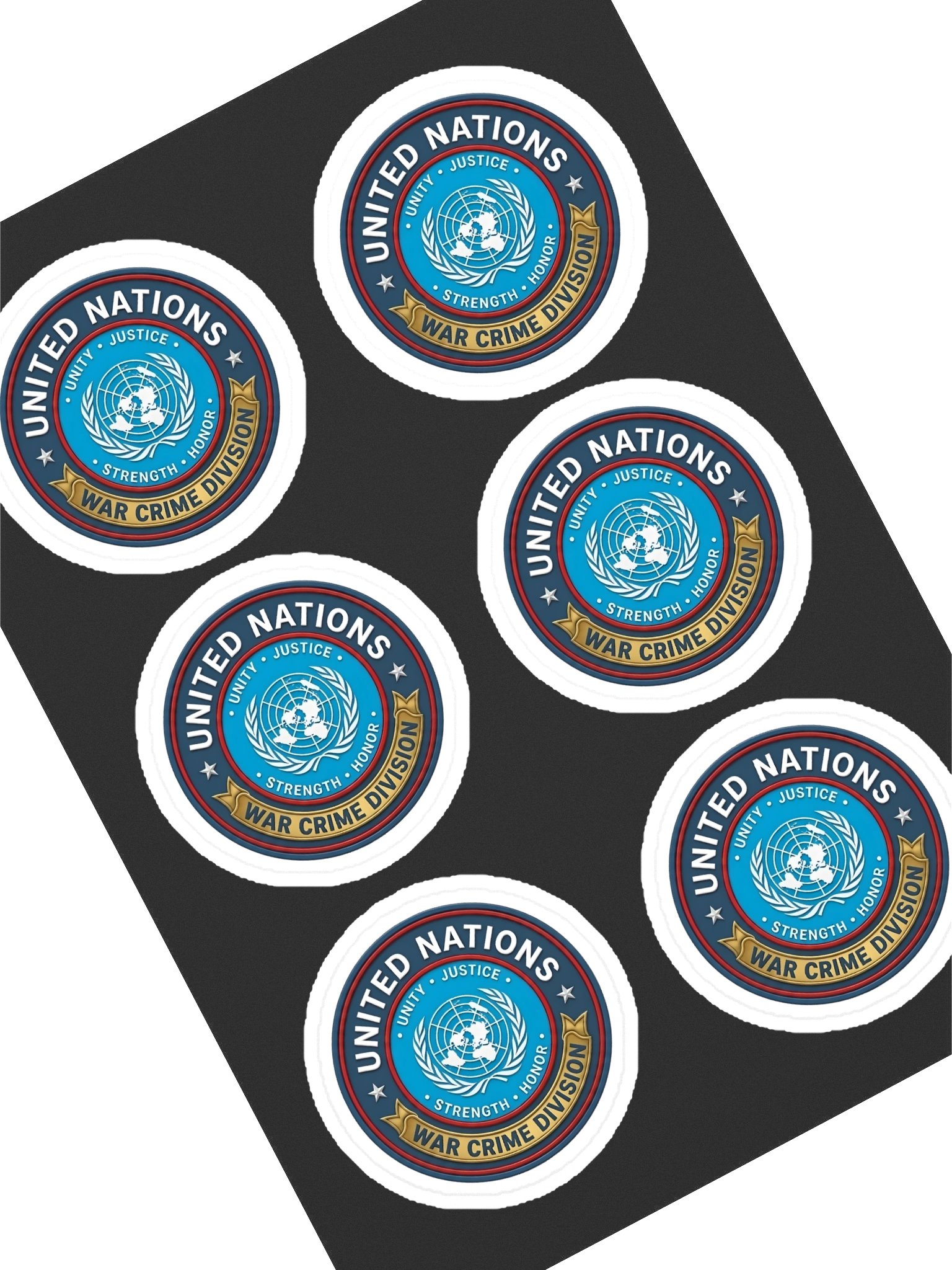 United Nations War Crime Division Stickers product image (1)