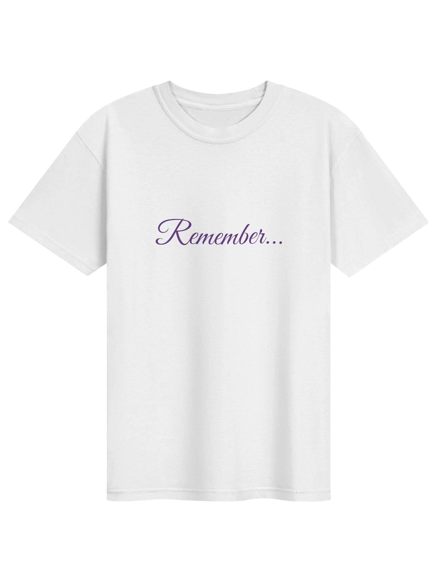 MyMe Supporter Tee - Remember (White) product image (1)