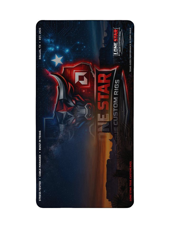 Lone Star True Custom Rigs — Texas Edition Desk Mat product image (2)
