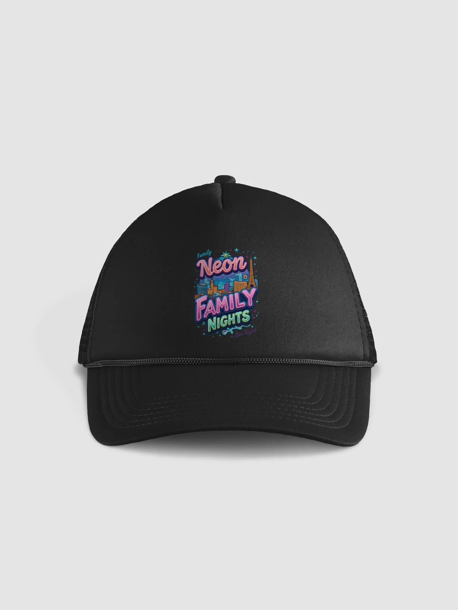 Neon Nights Las Vegas Trucker Hat product image (2)