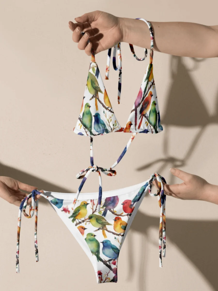 Multi Coloured Birds Bikini product image (4)
