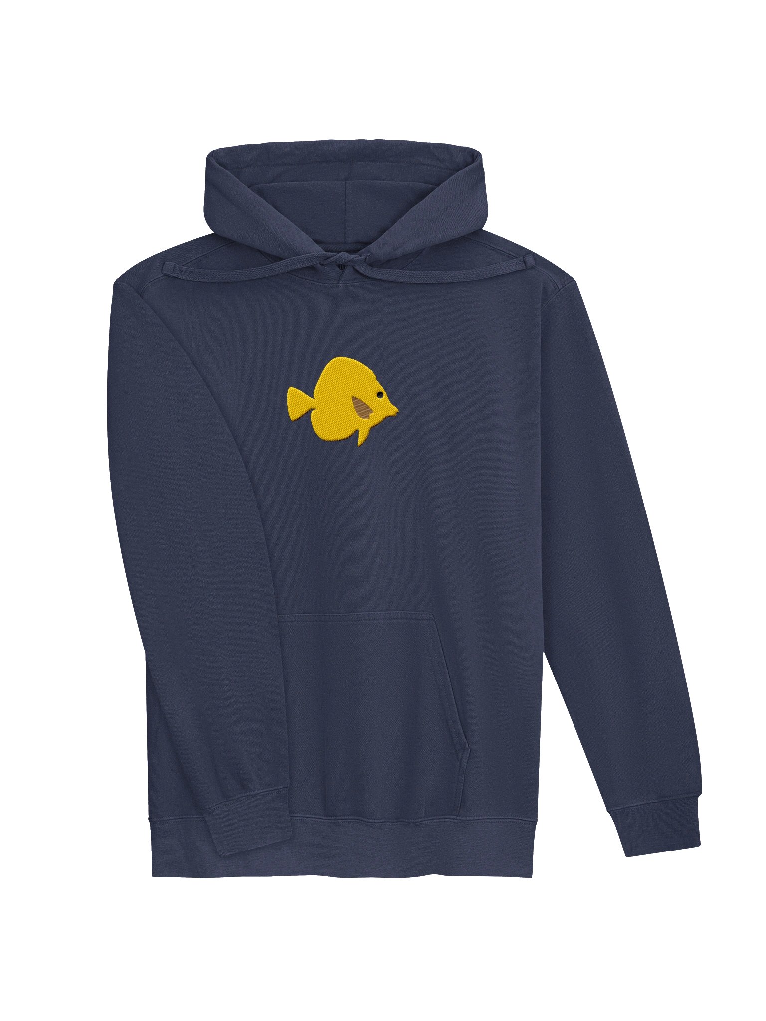 Yellow Tang Premium Hooded Sweatshirt (Embroidered) for Reef and Marine Aquarium Lovers product image (16)