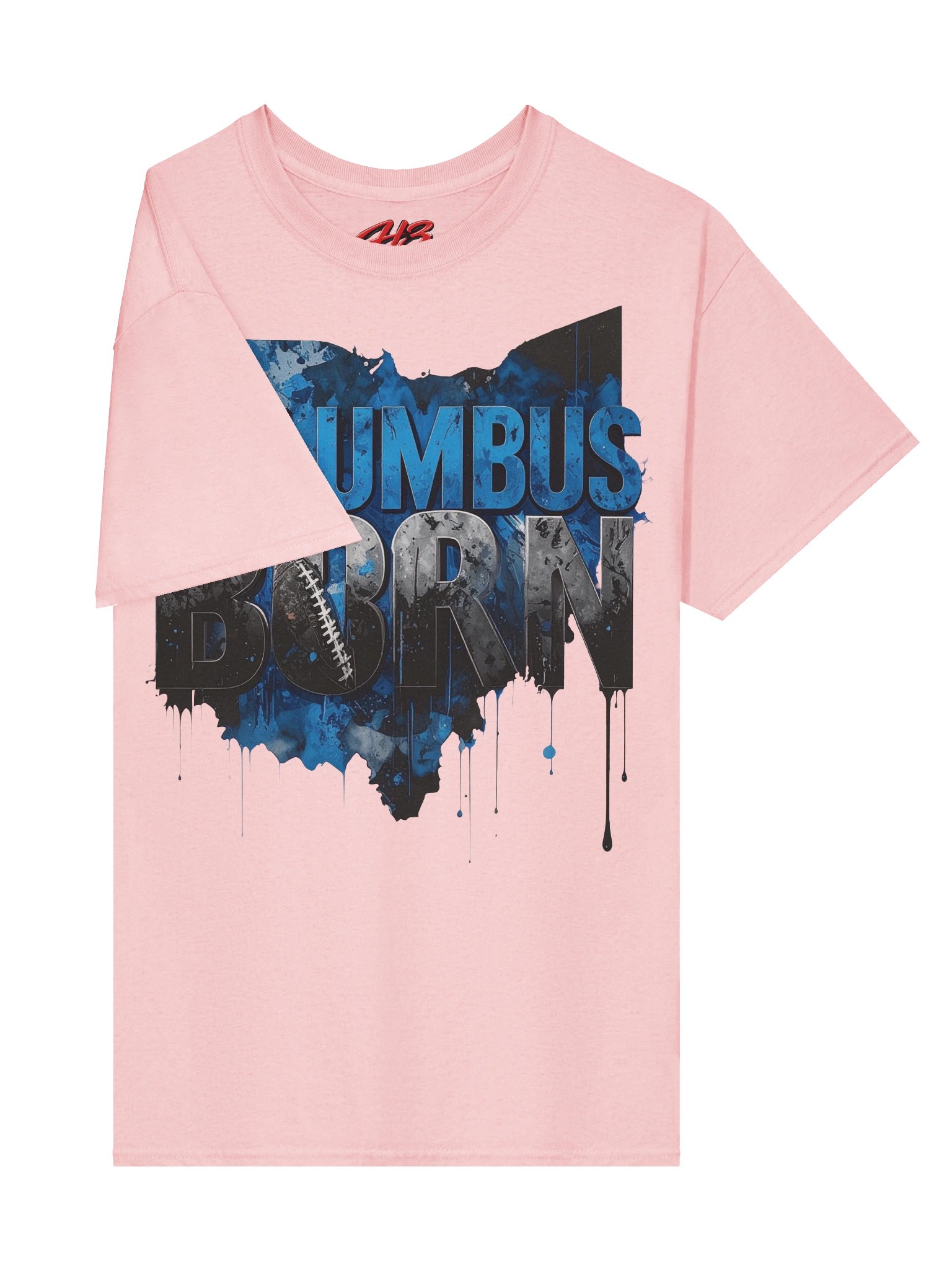 Columbus born blue Tee product image (28)