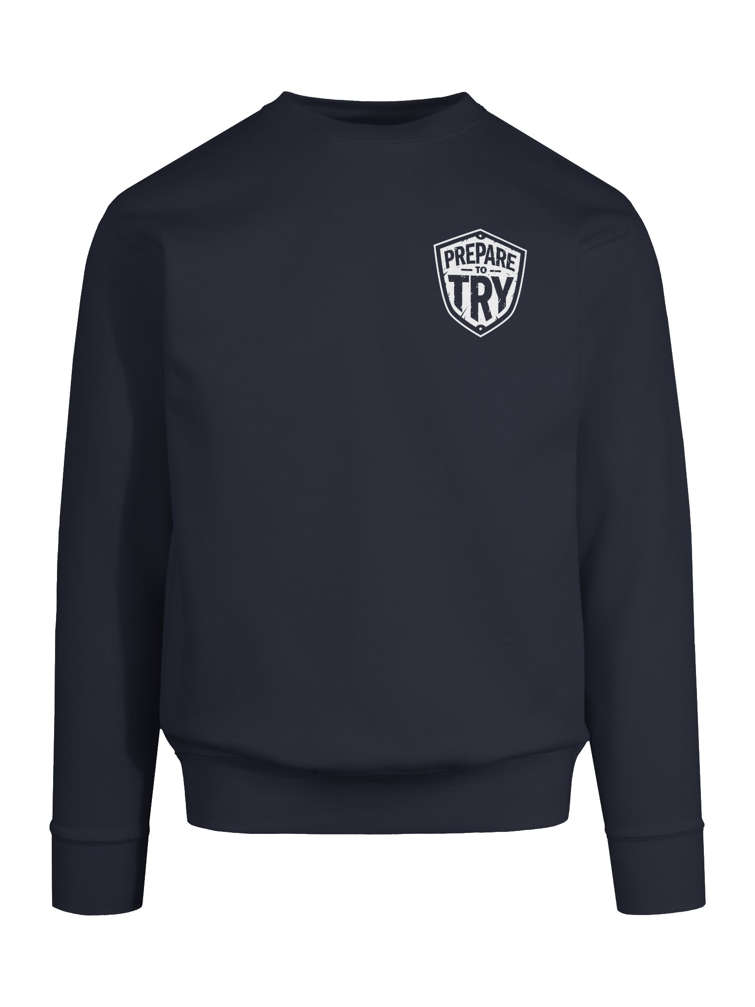 Prepare To Try Sweatshirt (White Shield) product image (6)