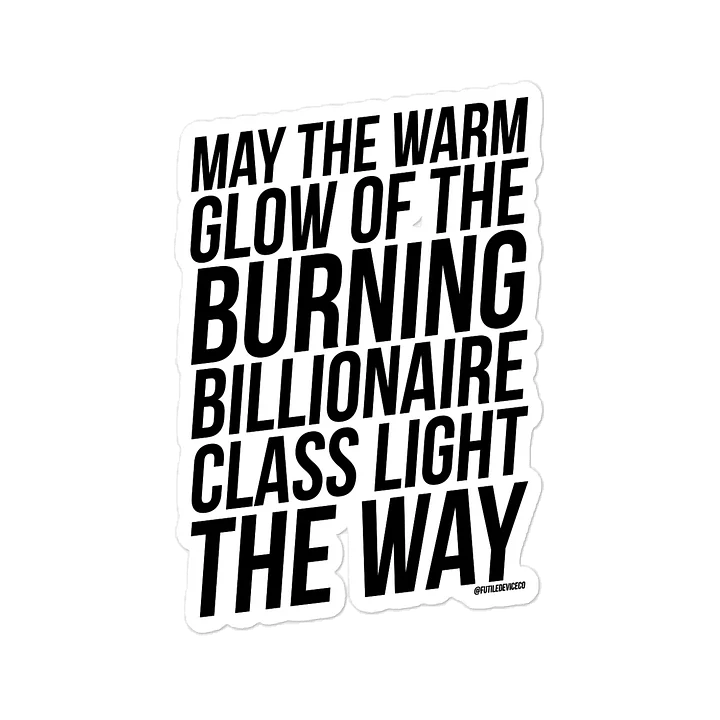 FUTILE DEVICE: THE WARM GLOW (STICKER) product image (2)