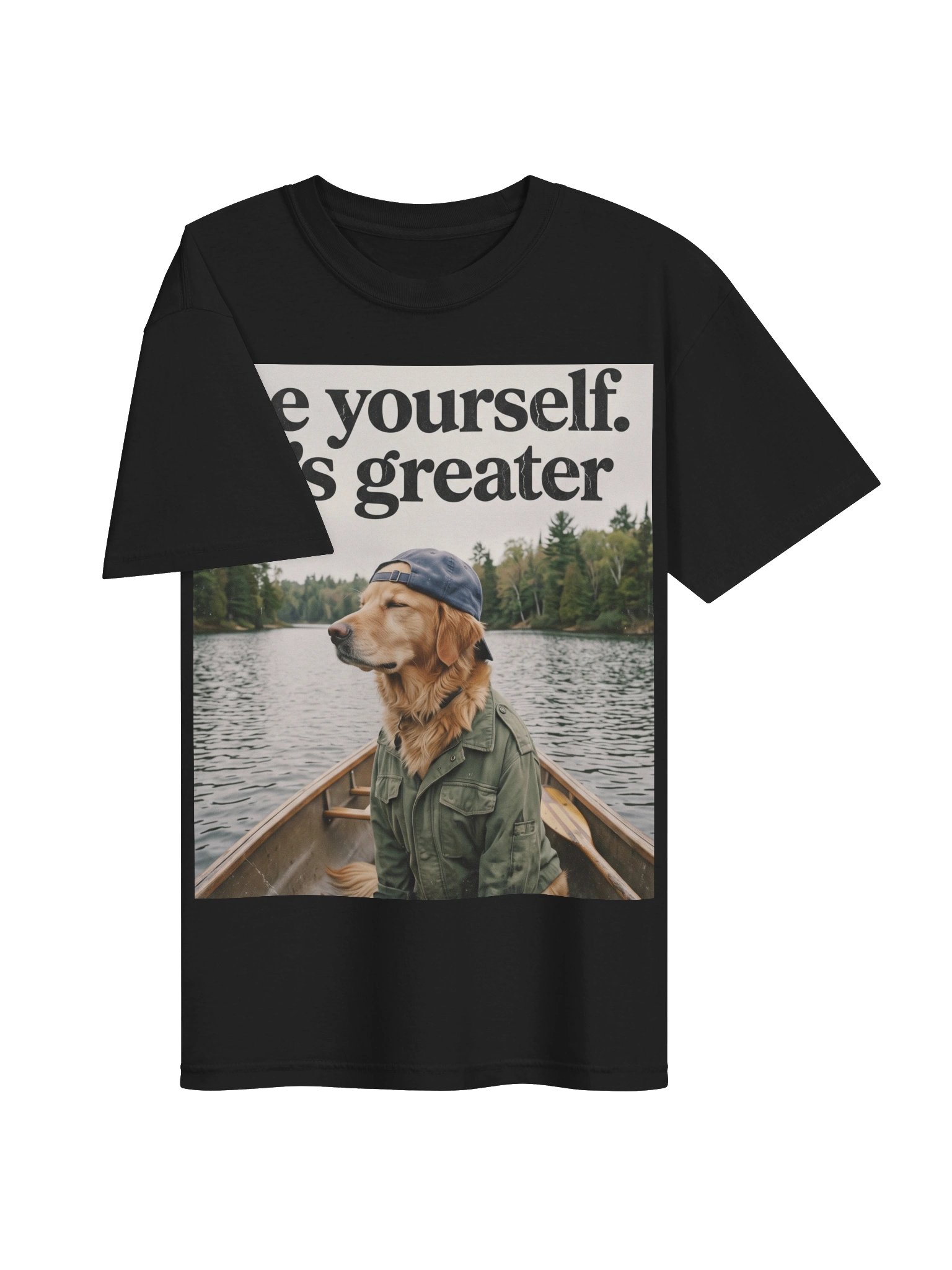 Be Yourself Vintage Dog Graphic T-Shirt product image (33)