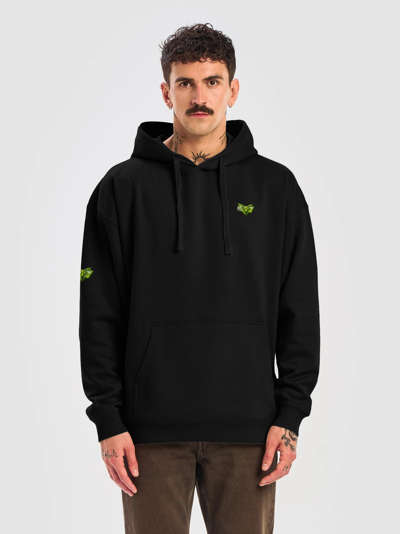 F27 Mantis Men’s Relaxed Organic Hoodie | Strength In Silence Edition by FayzieBobs product image (5)