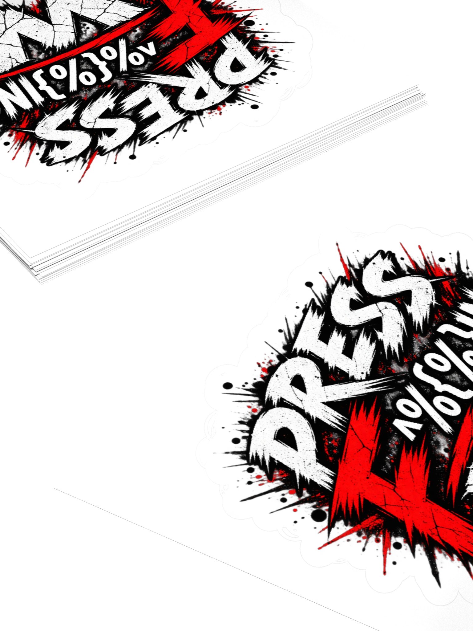 Press W Sticker product image (13)