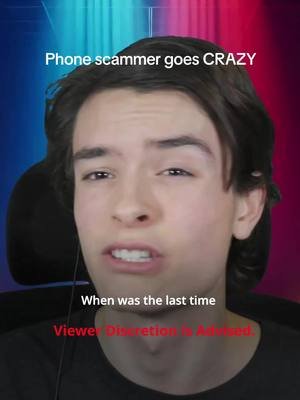 Phone Scammer goes CRAZY #fyp 