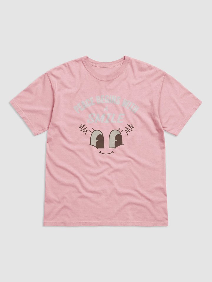 Peace begins with a smile T-Shirt For 2025 Spring product image (14)
