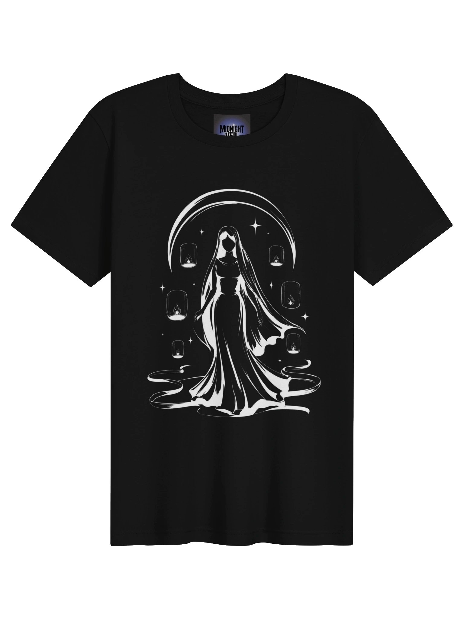 Midnight Veil Lantern Spirit T-Shirt product image (6)