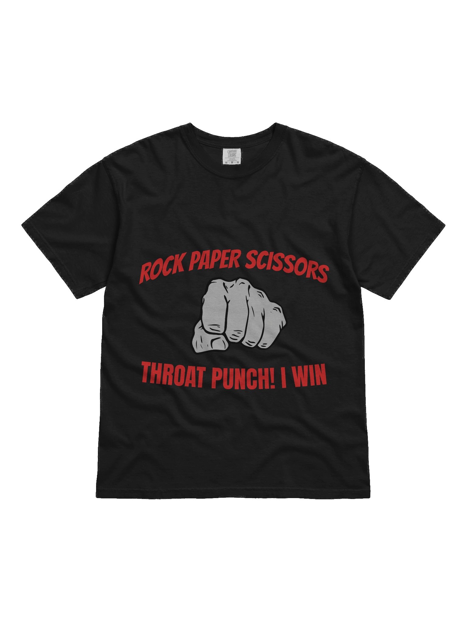 Rock Paper Scissors, THROAT PUNCH! I WIN T-shirt product image (3)