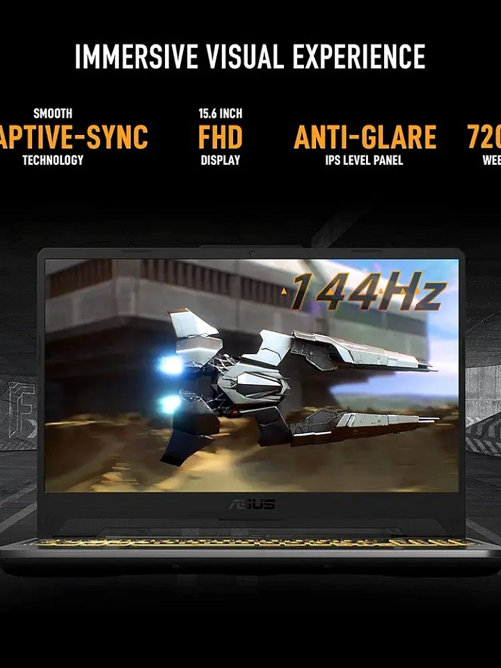 ASUS TUF Gaming A15, AMD Ryzen 7 7435HS Gaming Laptop(NVIDIA RTX 3050-4GB/60W TGP/16GB RAM/512GB SSD/FHD/ product image (1)