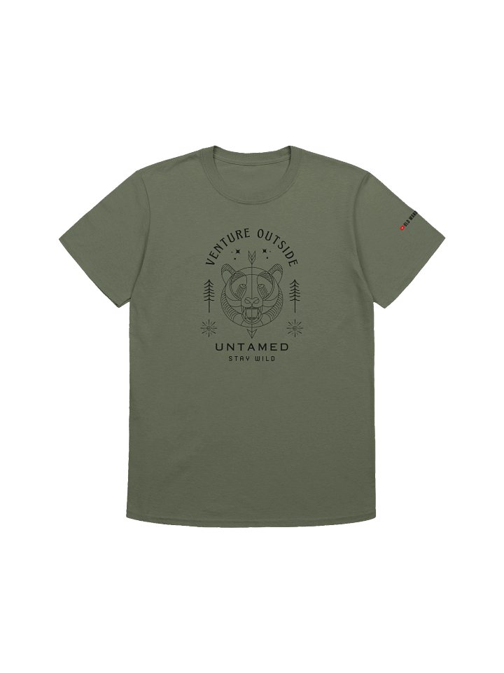 Venture Outside Black Graphic Unisex Tee product image (1)