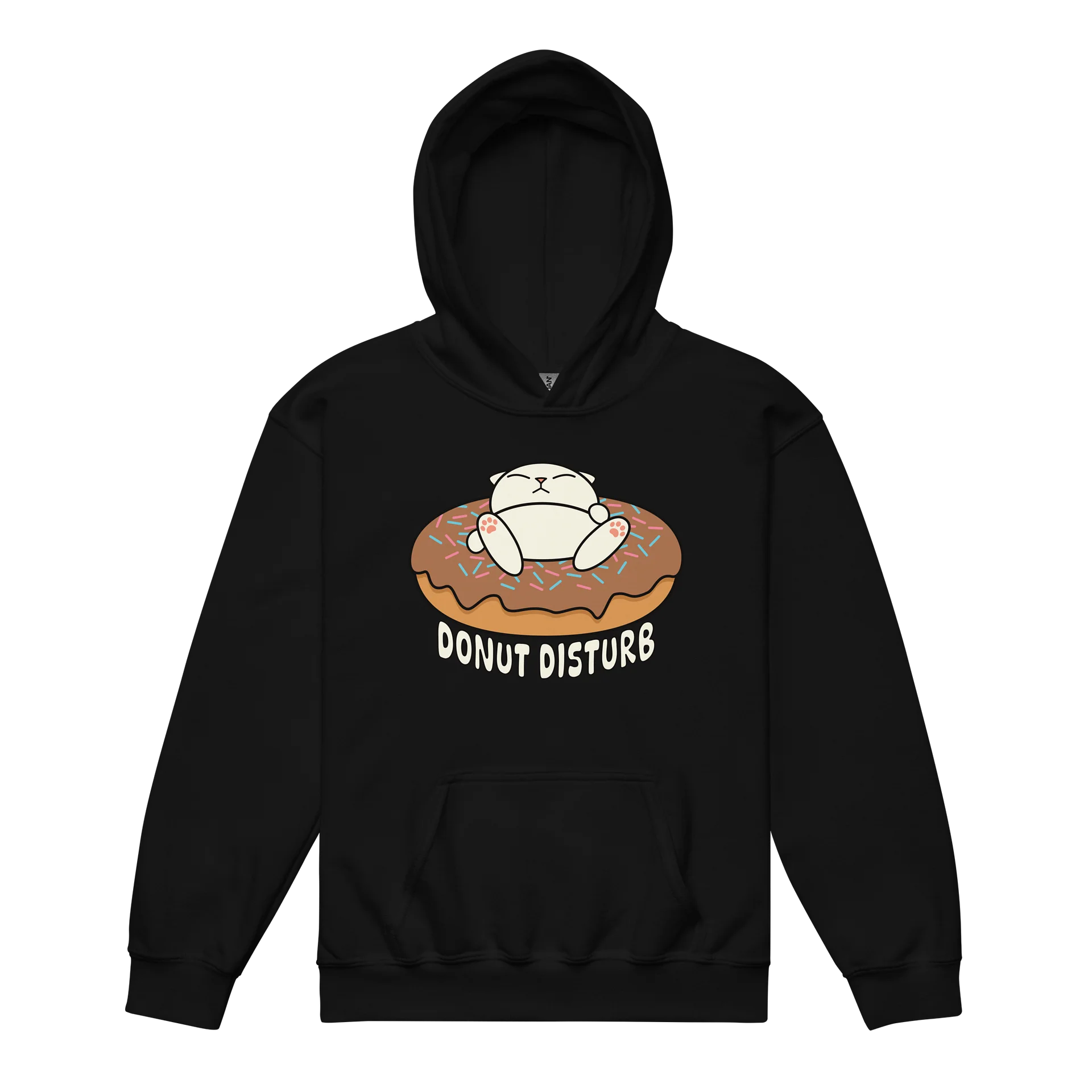 Donut Disturb Cat - Unisex Youth Hoodie product image (1)