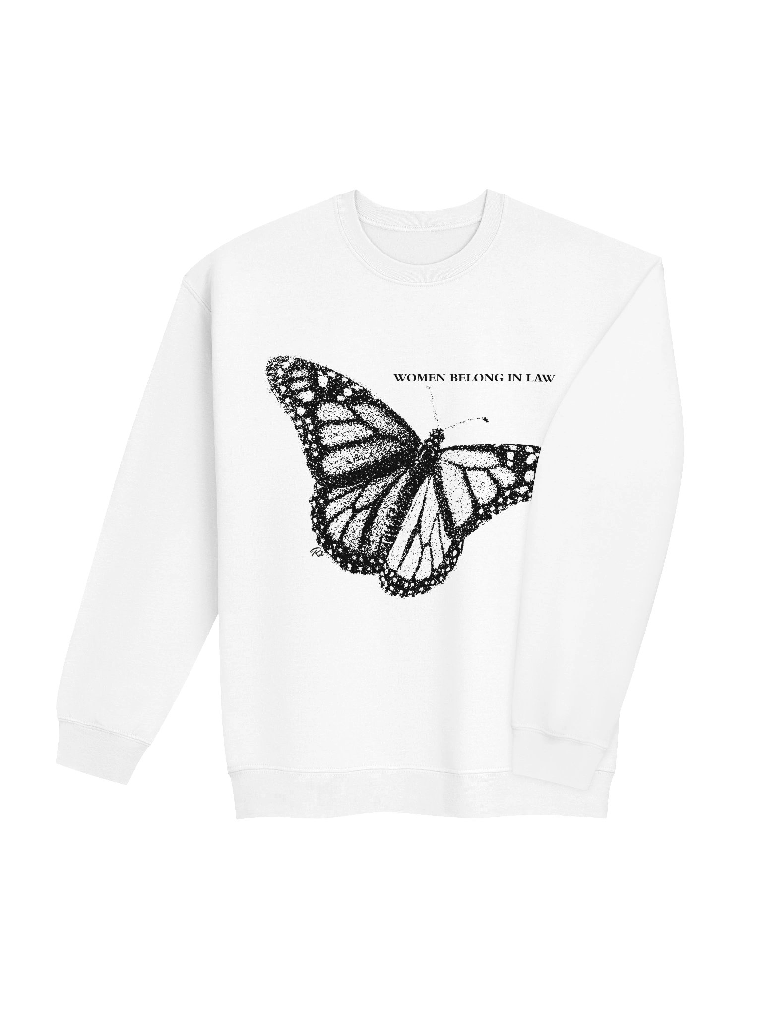 Women Belong In Law Monochrome Crewneck product image (4)