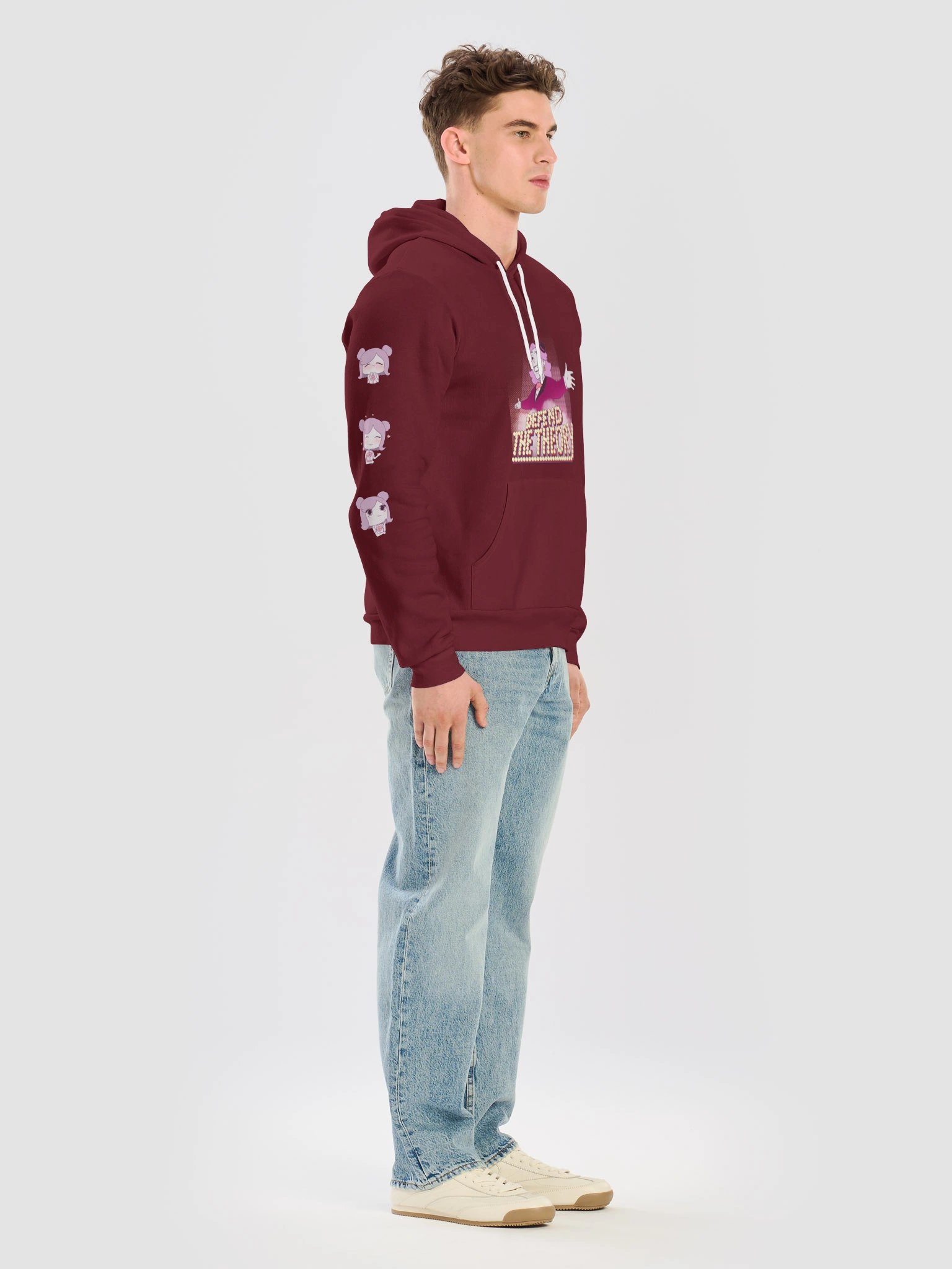 Defend The Theory Hoodie - Deluxe Pink product image (7)