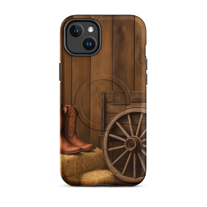 Rustic Cowboy Boots MagSafe® iPhone Case product image (18)