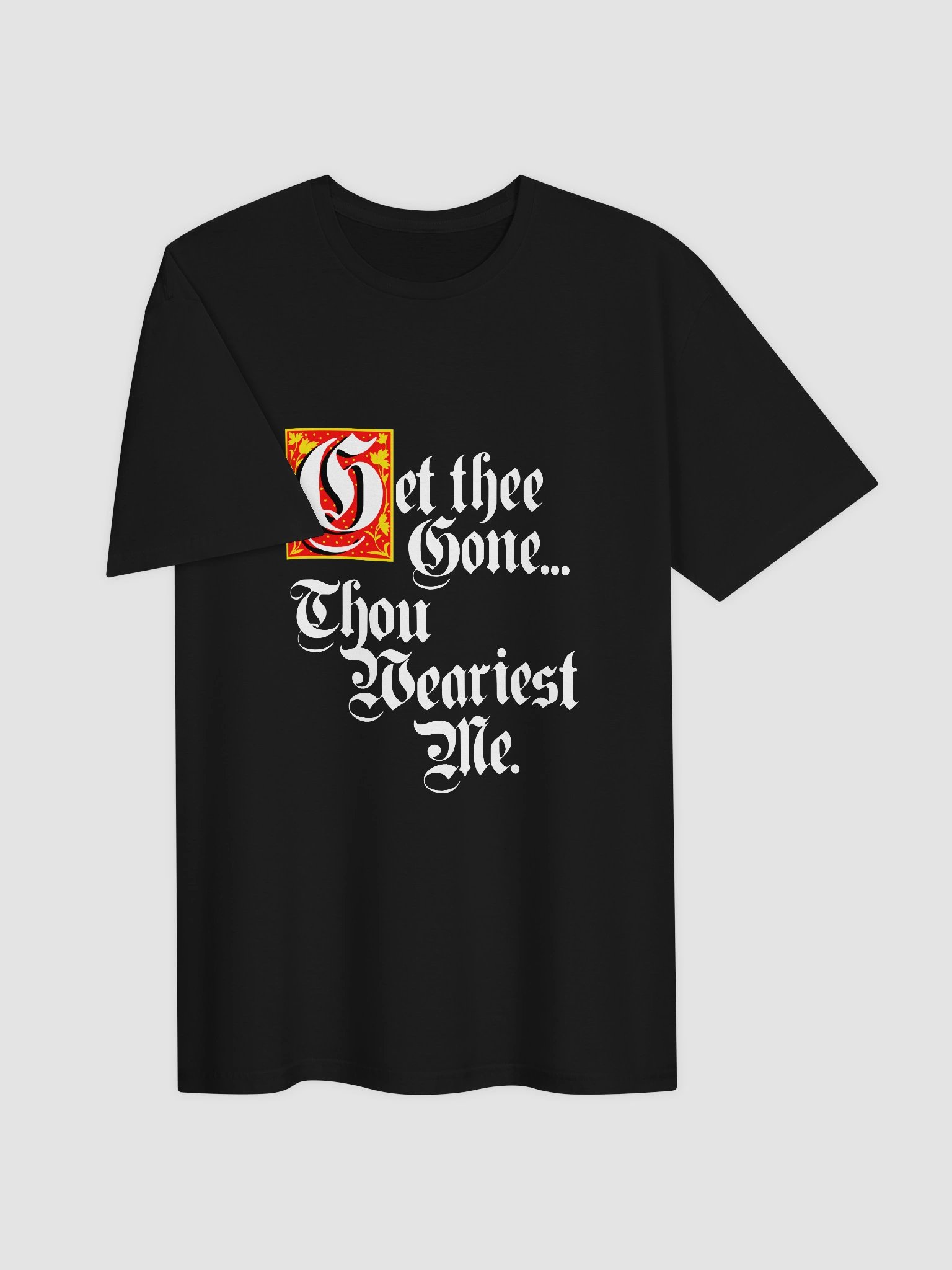 Funny medieval illuminated manuscript Unisex T-Shirt product image (10)