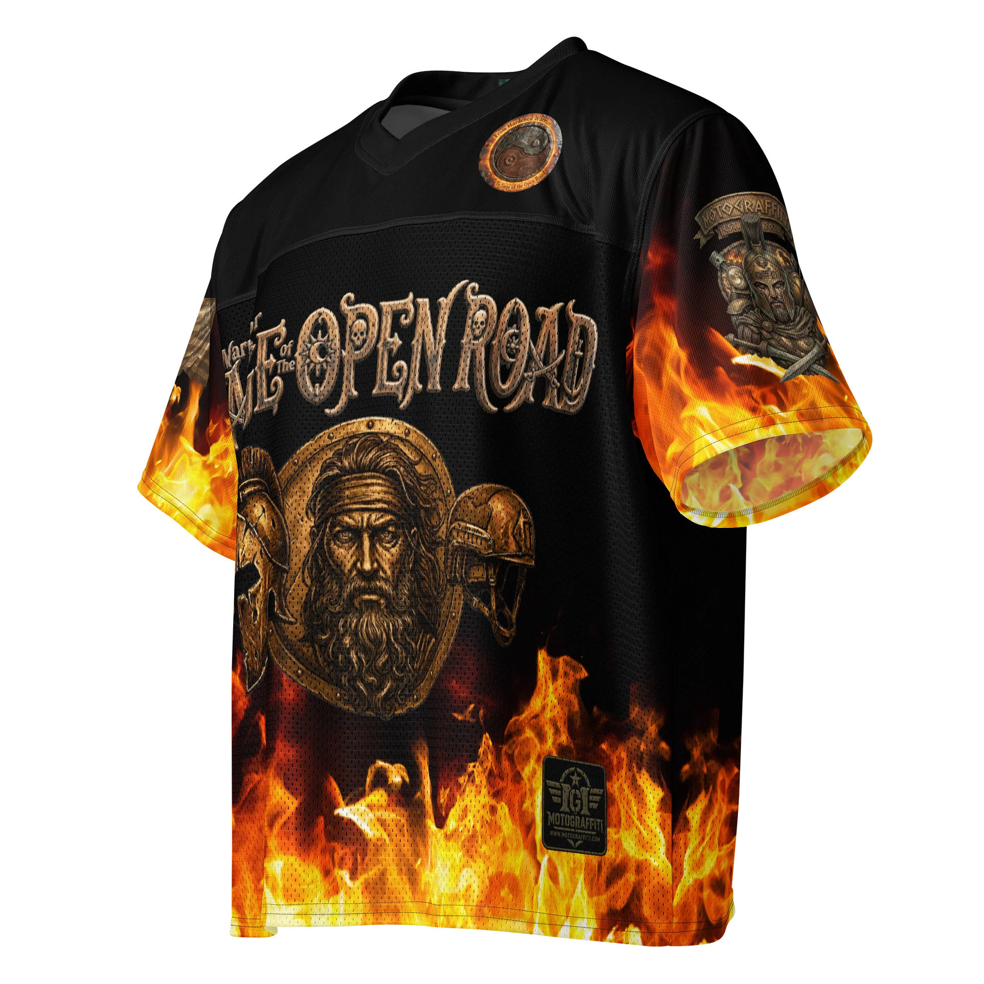 MötoGraffitti Warrior Sage Trojan Warrior Football Jersey product image (3)