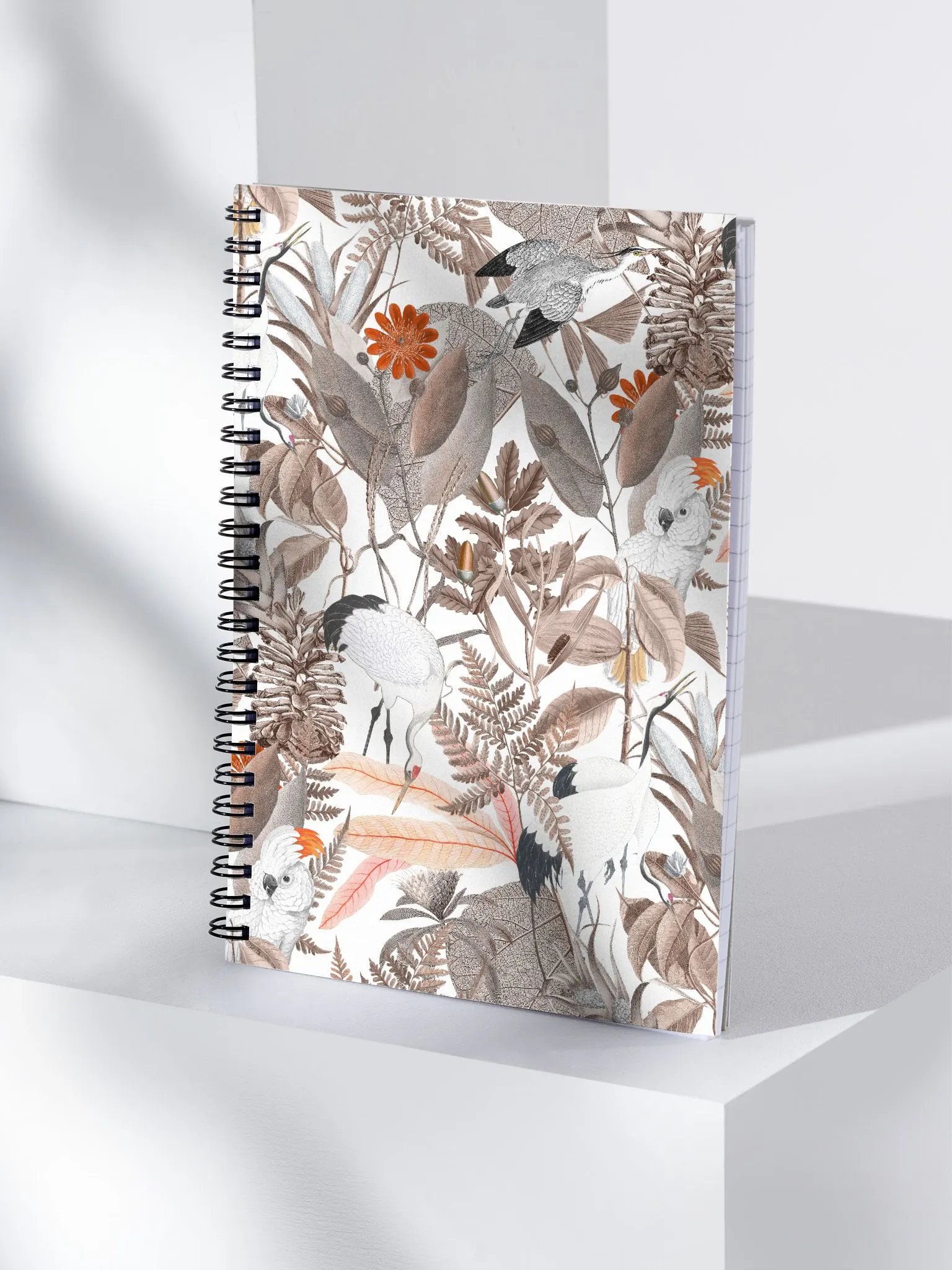 White Ecotone Spiral Notebook product image (4)