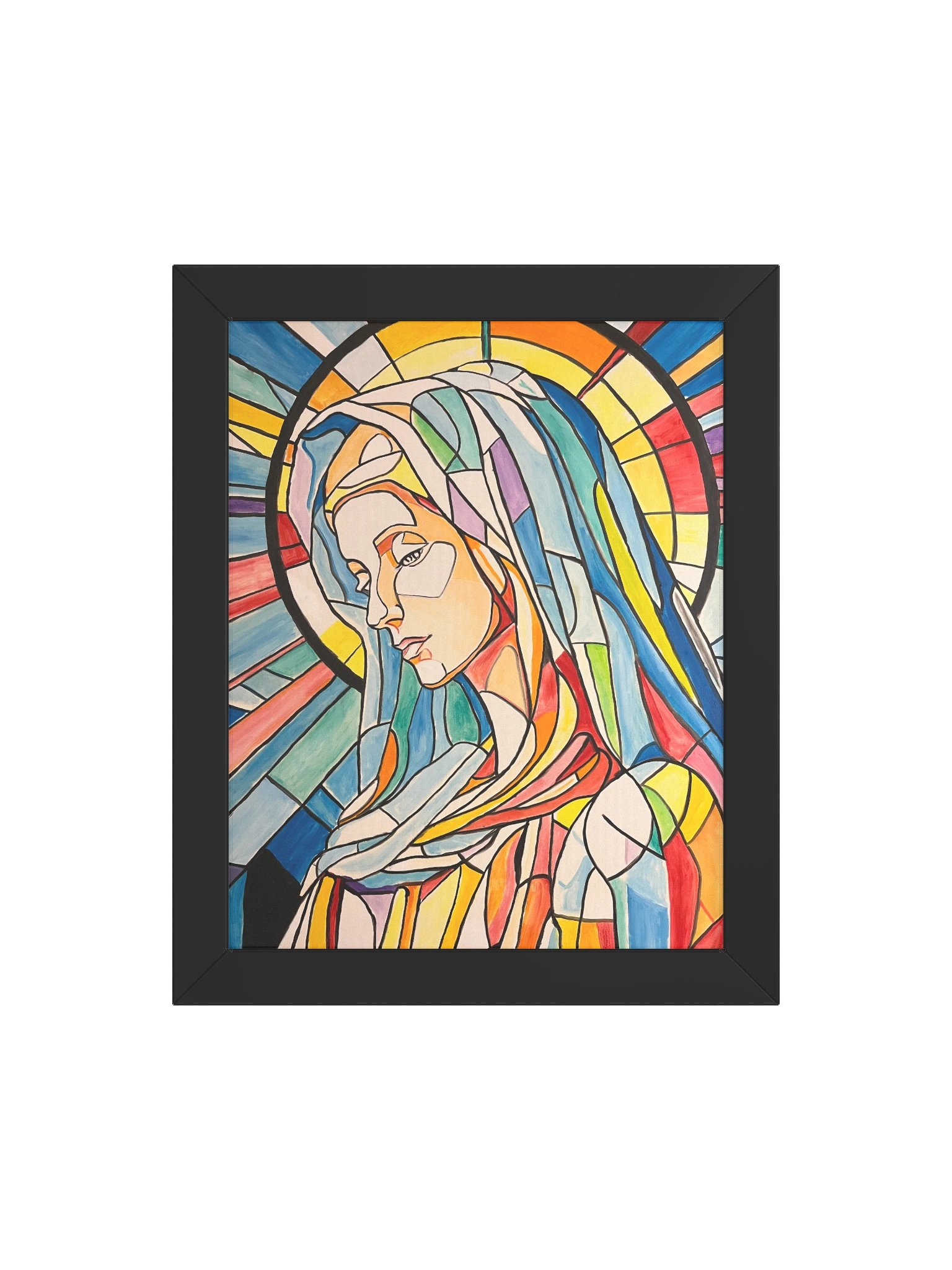 Blessed Mother by Warren Willowdale (Framed High-Quality Matte Fine Art Print) product image (4)