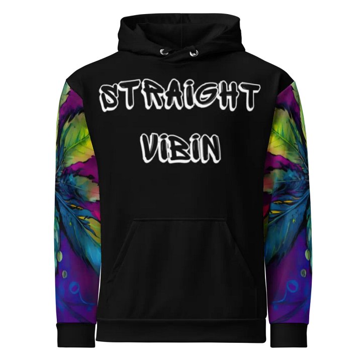 STRAIGHT VIBIN 420 STYLE TIEDYE4 UNISEX HOODIE product image (1)