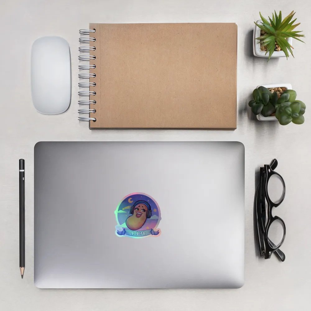 holographic logo sticker product image (11)