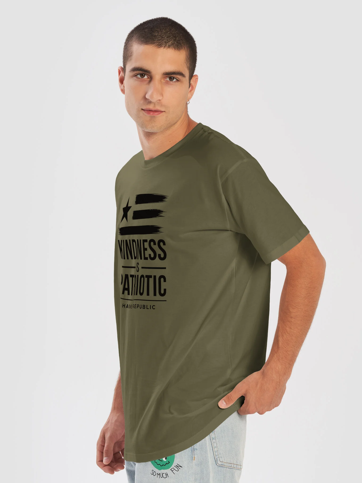 Kindness Is Patriotic Tee - Army Tee product image (4)