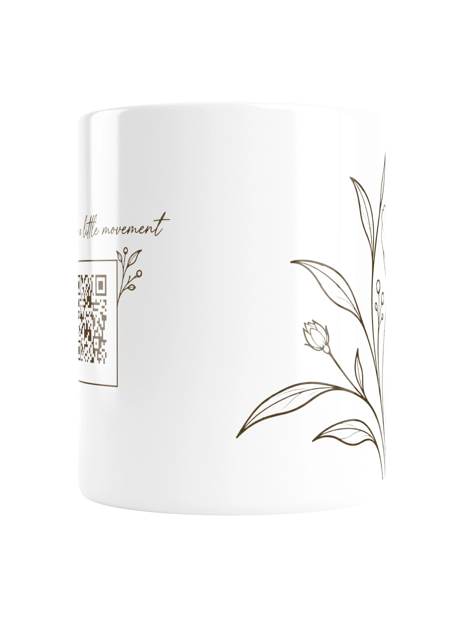 Let’s Move a Little Mug | Fine-Line Floral product image (3)