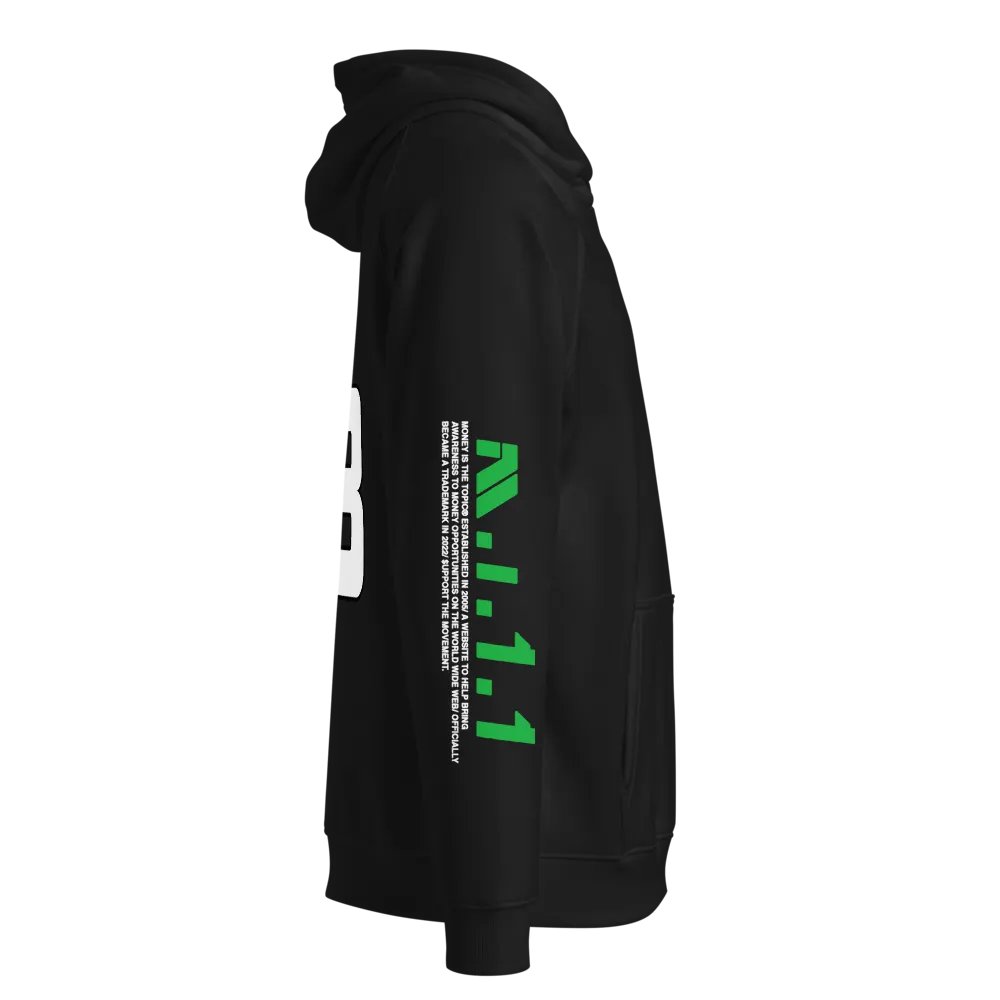 MONEY IS THE TOPIC™ BOXED LOGO HOODIE UNISEX 2.0 product image (6)