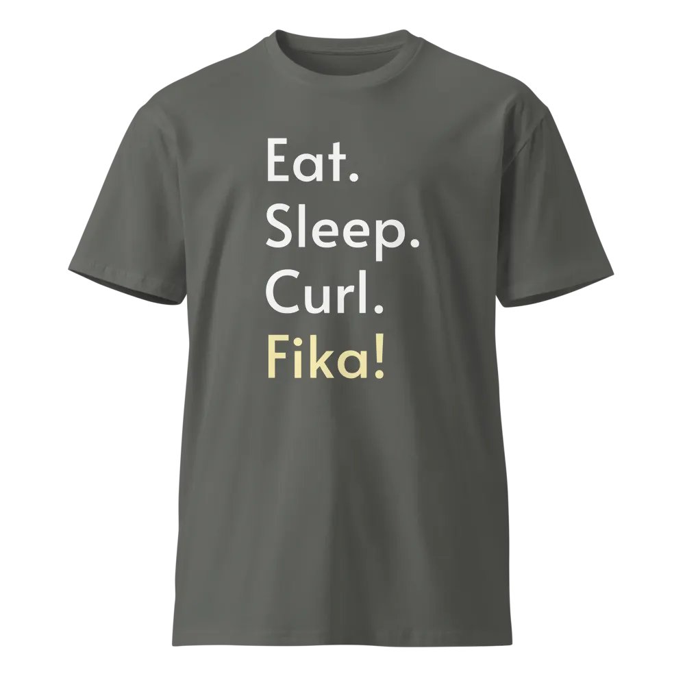 Fika Tee - Charcoal product image (1)