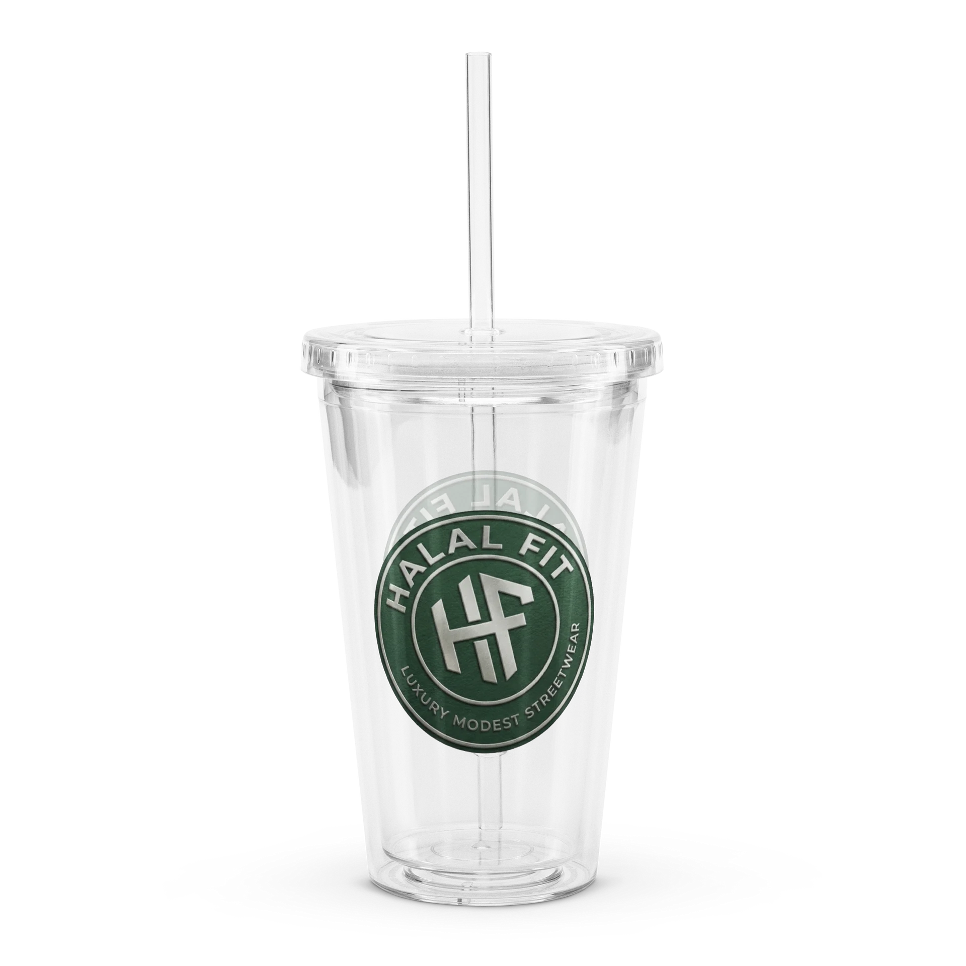 Halal Fit - Double Wall Clear Plastic Tumbler product image (4)