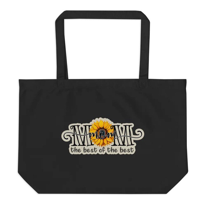 Best Mom In The World Organic Cotton Tote product image (2)