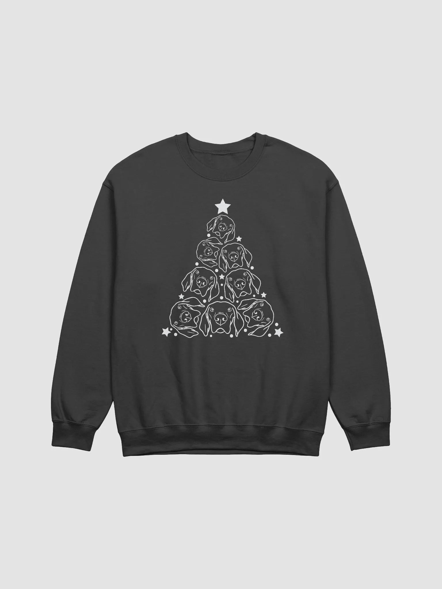 Vizsla Christmas Tree Sweatshirt Design for Vizsla Paw-rents product image (3)